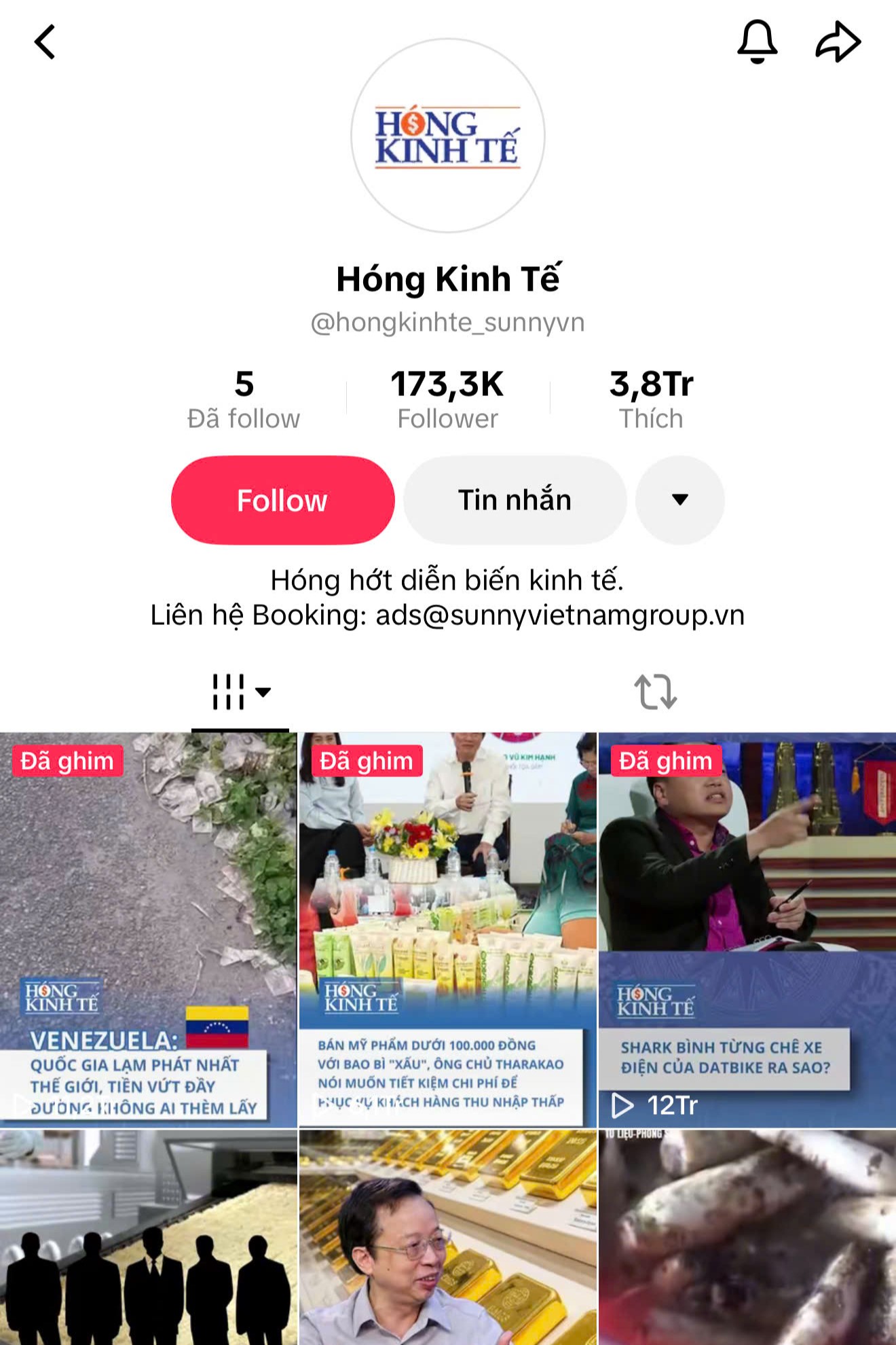Tiktok Hóng Kinh Tế